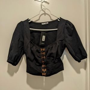 Black Bustier top size S